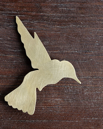 Broszka złoty koliber, OSOBY - Prezent dla Kobiety