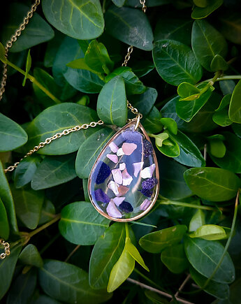 Wisiorek z kamieniami, Figa handmade accessories