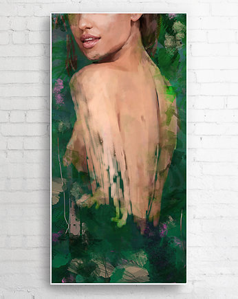 OBRAZ NA PŁÓTNIE "Świtezianka" 140x70, Krzanoo