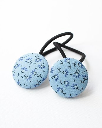 Gumki do włosów Bobbles Blue Little Flowers, Momilio