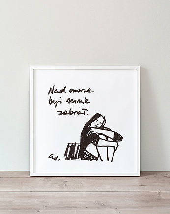 Plakat Nad morze byś mnie zabrał, Edyta Draus