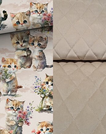 Koc PRZEDSZKOLAKA _ narzuta _kotki _ 100x145 cm, MOJAMAJA