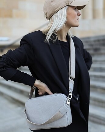 Listonoszka MELODY Crossbody kaszmirowy szary, Bagoo.store