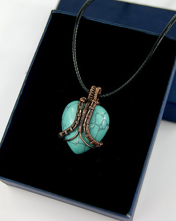 Wisiorek z howlitem, Blue Pearl Art