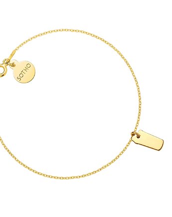 Złota bransoletka z shakerem, SOTHO