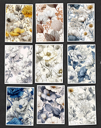 W Moim Ogrodzie - zestaw 9 grafik, JBJart Justyna Jaszke