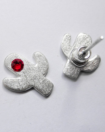 Kolczyki srebrne KAKTUS, Katarzyna Kaminska ART