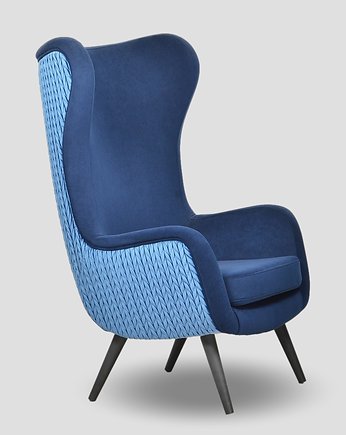 Fotel Wiking XL + poduszka, skandynawski, nowoczesny, uszak, Fotello