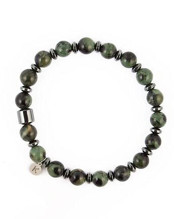 Męska bransoletka z kamieniem zdrowia, Kulka Bransoletki