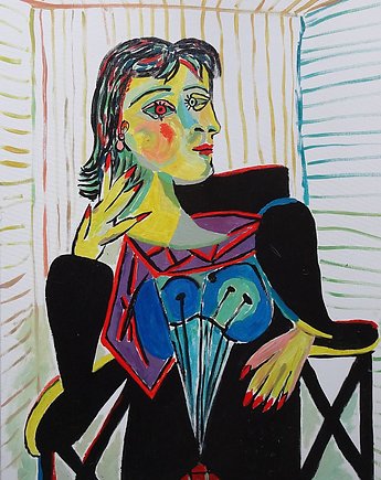 Portret  dora maar picasso, alice oil on canvas