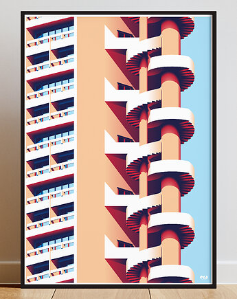 Plakat Le Brasilia, OKO MI SKOKO