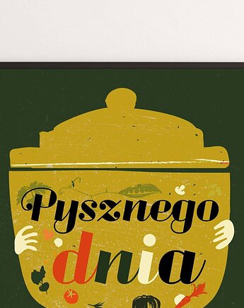 Plakat kucharz i smaki, polkastudio