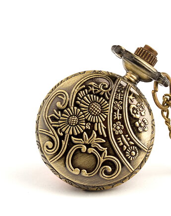 PROMYCZEK CZASU (GOLDEN) - zegarek na łańcuszku, DROBINY CZASU