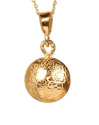 Personalizowany złoty naszyjnik z kwiatem urodzinowym, Blooming Stones