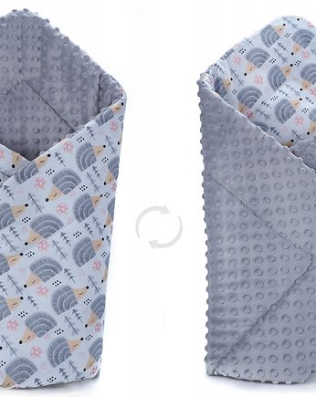ROŻEK BECIK NIEMOWLĘCY OTULACZ MINKY wzór R012, Baby Love Decor