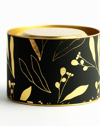 tuba - pudełko na prezent - floral black, Wrap and Pack
