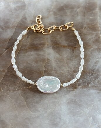 Bransoletka z naturalnych pereł, Chmolowska Jewellery