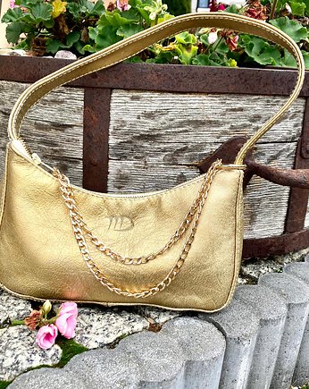 Torebeczka na ramię - złota, Marzenia_handmade