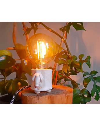 Lampka nocna ceramiczna falliczna KRYSZTAŁKI GÓRSKIE #07, mrszebra