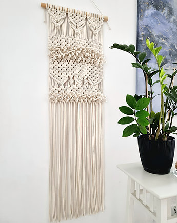 Długa makrama dekoracja ścienna boho, Barwny Zakątek