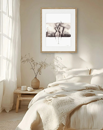 Grafika 30x40cm wykonana ręcznie, MiniMalArt