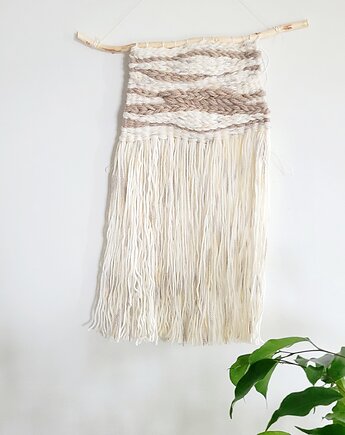 Tkanina ścienna w stylu boho, Woven Wonders Studio