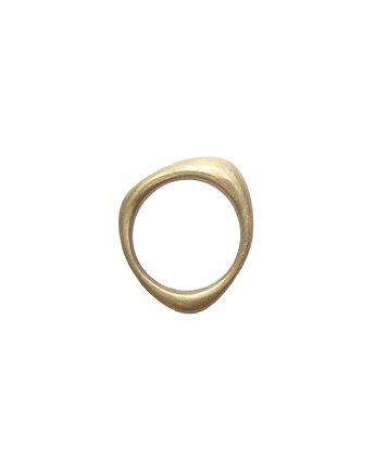 SMOOTH / brass ring, Filimoniuk