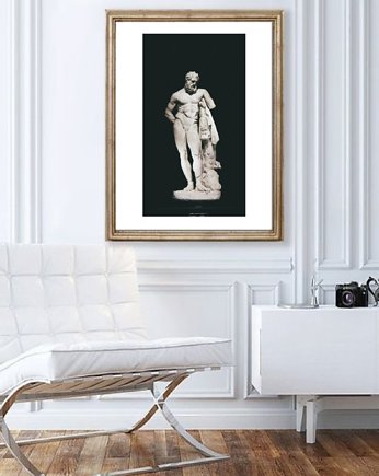 PLAKAT antyczny popiersie klasyczny pałacowy, black dot studio