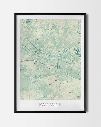 Plakat Katowice - CityArtPosters, CityArtPosters
