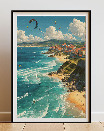 Plakat - Nazare Kite, Harry Monkey