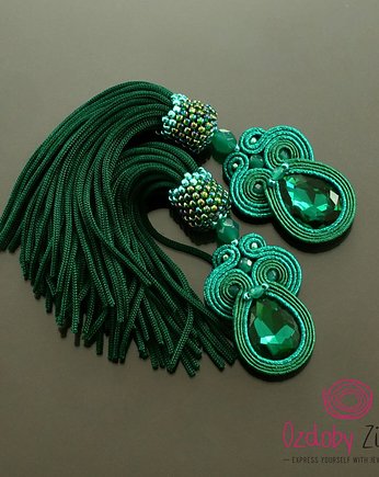 Kolczyki sutasz Emerald II Tassels, Ozdoby Ziemi