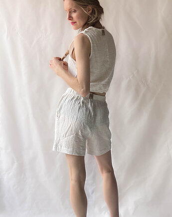 Szorty -  lniany muslin, 10 BODIES