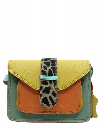 Torebka skórzana dwustronny odwracalny pasek damska listonoszka eko OLIVKA, Olivka Warsaw