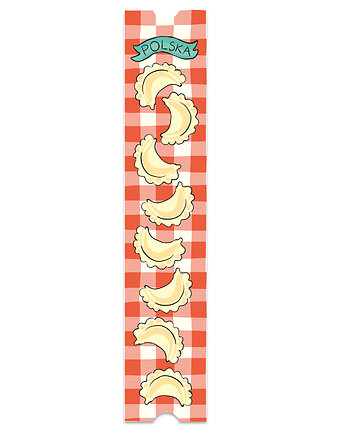 Zakładka do książki Polska Pierogi, Gliniana Kura