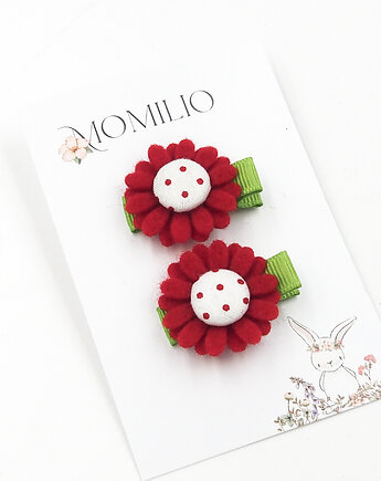 Spineczki  do włosów kwiatki Sweet Cherry, Momilio