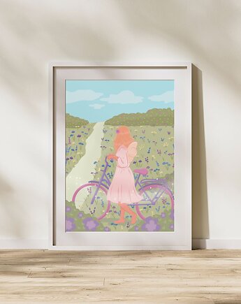 Plakat "Spring bike", Maya Design