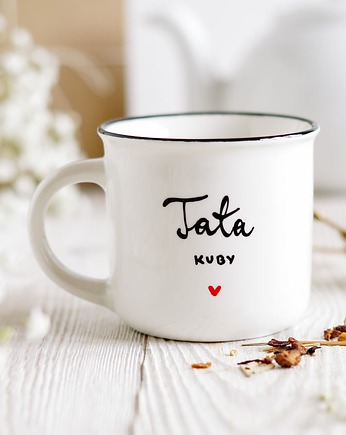Kubek dla Taty z Imieniem Dziecka, Pracownia Faramuszka