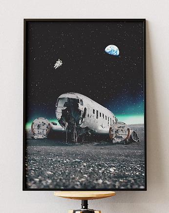 Plakat Islandia 1973 - Kolaż Fine Art, DAPIDOKA