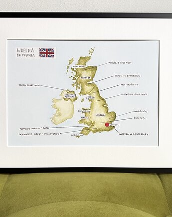 Plakat Tour of Britain, Travelling Art