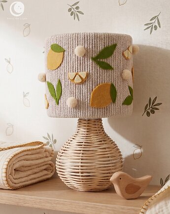 Lampka nocna Cytrynki - ręcznie wykonana lampka do pokoju dziecka w stylu boho, Bring the Light
