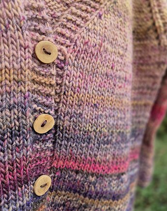 Słoneczny kardigan, agat handmade