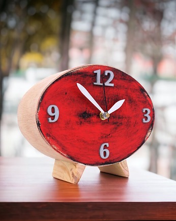 Zegarek drewniany Mikrobi, Clock Wood Studio