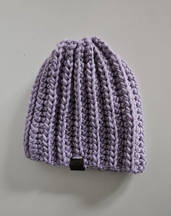 Czapka wełniana lawendowy szron, Las i Łąka