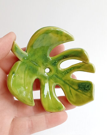 Mydelniczka monstera zielona, Dobrocie ceramika