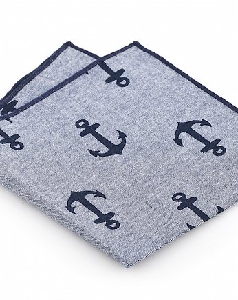 poszetka BUSOT kotwice cchambray, HisOutfit