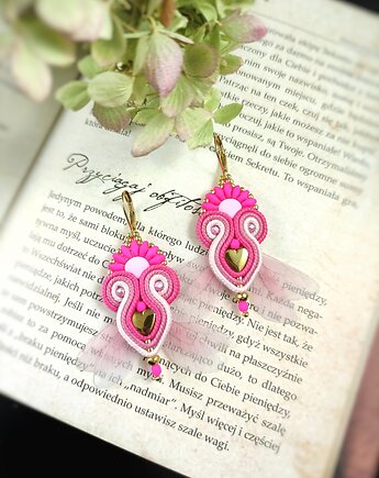 Kolczyki sutasz Stardust Pink Fantasmagorie, Anna Drzewińska