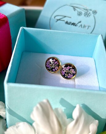 Kolczyki dzika marchew, Frant Art Jewellery