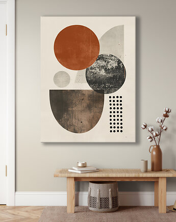 Geometria natury - Obraz na płótnie - Druk Blejtrama, Minimalizm, Loft #51, Black Sapphire Art