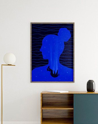 Plakat Ja, fala, Natka Wieczorek ilustracje