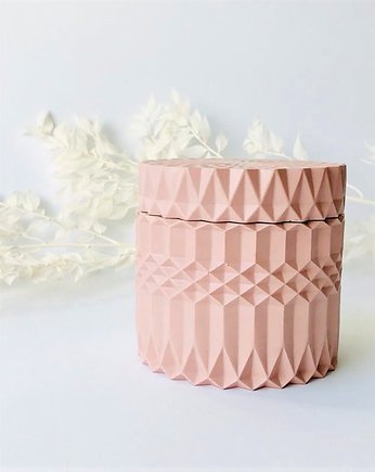 Szkatułka na biżuterię - Pudrowy Róż, Versalo Design
